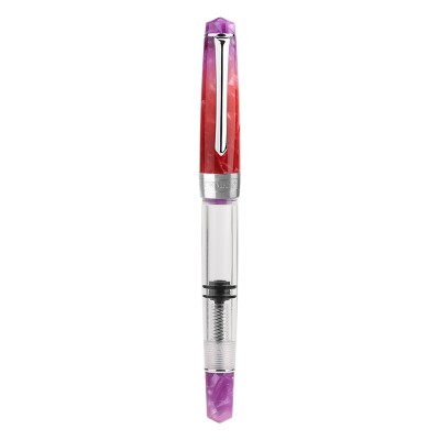 Penbbs309 Raspberry Piston Acrylic Fountain Pen Bright Tip Small Art Nib Student Adult Writing Calligraphy Pen Made In China